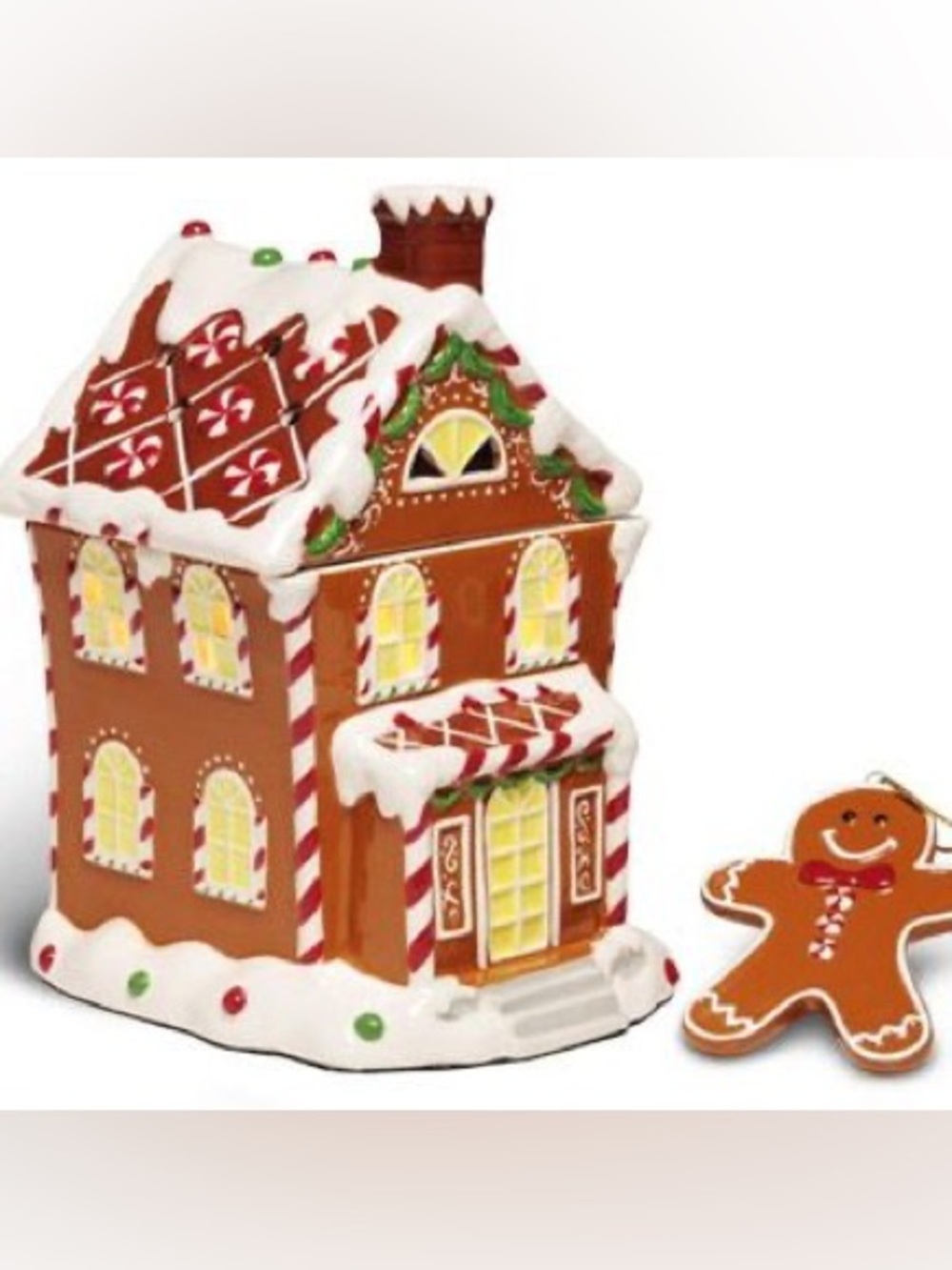 2015 Limited Edition Scentsy Gingerbread House Warmer and Ornament